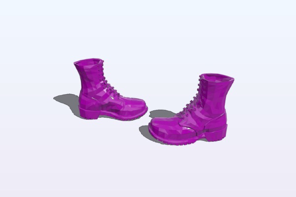 Army boots – shoes | 3d print model