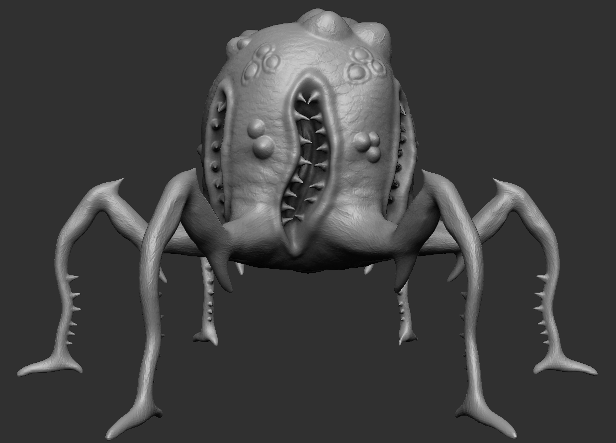 "Creepy Spidey" - Quickskulpt