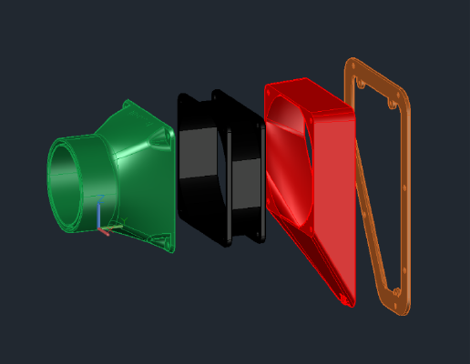 Anycubic Photon BIG odor extraction system | 3d print model