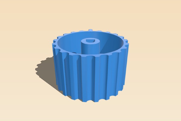 Cooker Knob 6mm Female Spindle | 3d print model