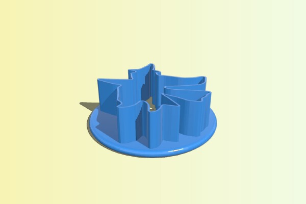 Halloween Children's Flying Witch Cookie Cutter | 3d print model