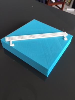 FLEXI - Ping pong table 30 x 15 cms- Table de ping pong - table tennis -tischtennis | 3d print model
