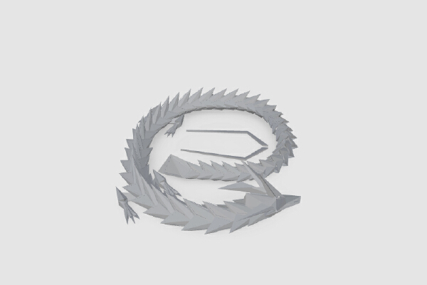 articulate dragon | 3d print model
