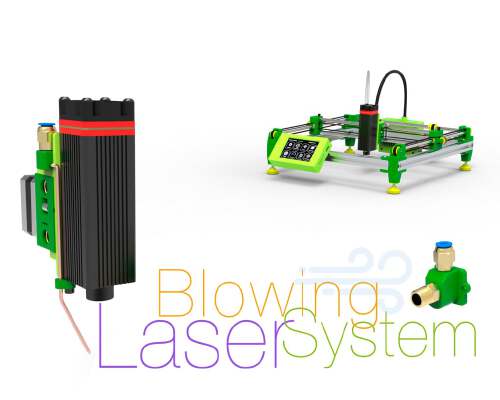 Laser Blowing System | 3d print model
