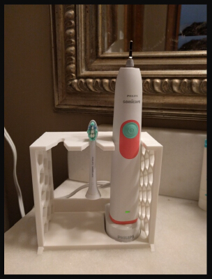 Sonicare Toothbrush Stand + Charger | 3d print model