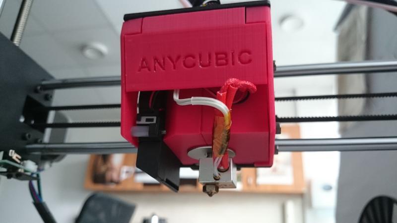 Anycubic i3 Mega Silent Hotend Housing & Fan Duct