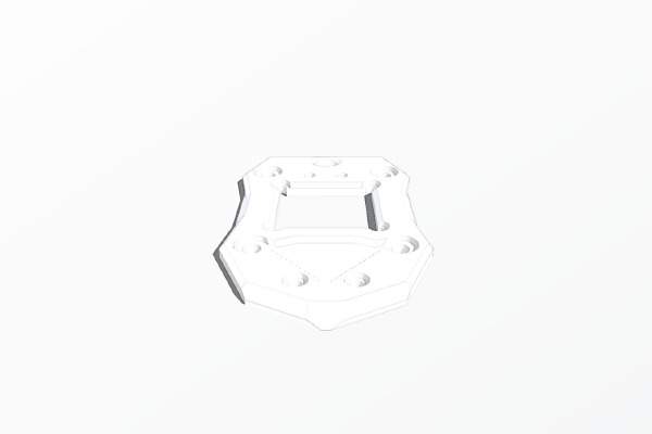 Delicious 3D Advanced Micro FPV Racing Frame 3" for 110x motors FPVtv | 3d print model