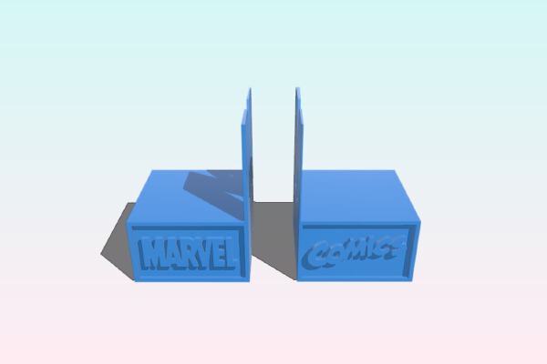 Marvel comics Bookend | 3d print model