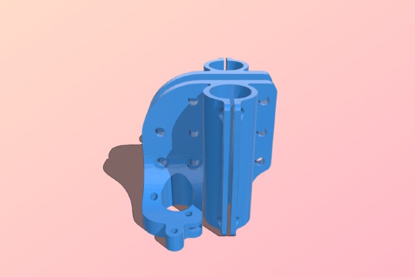Modified X-ends for the Aluminatus - V2 | 3d print model