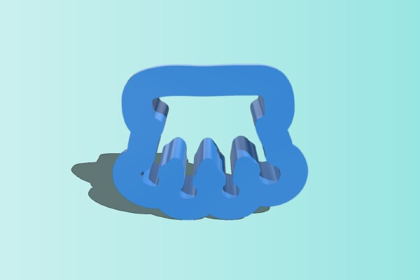 Cookie Cutter Crown slicer | 3d print model