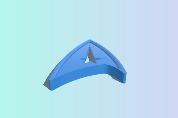 Star Trek Command Badge | 3d print model
