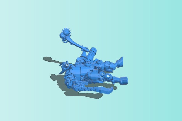 Cybernetic Demon Lord | 3d print model