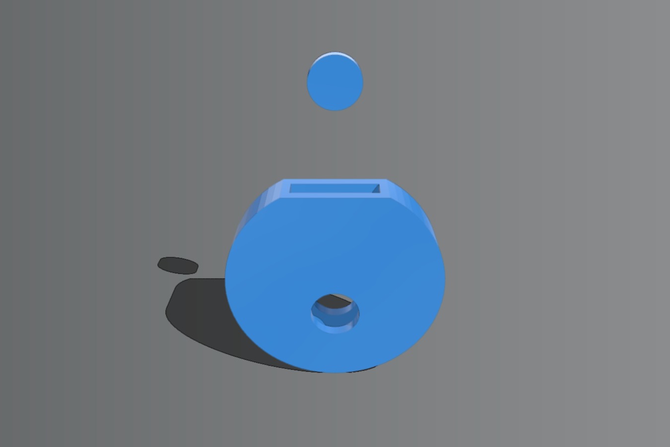 Remix of the Embedded key cap_cover thing:1852306 (different hole position)