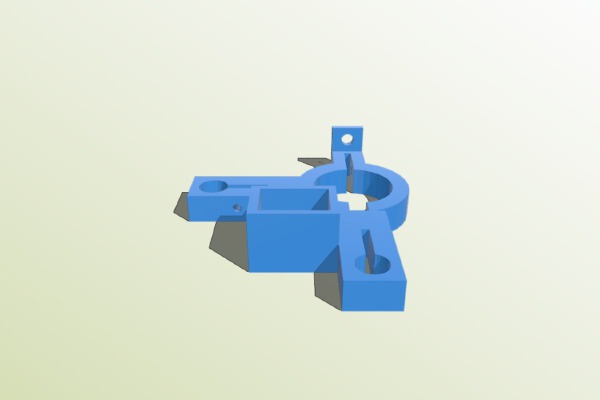 Plasma Laser Cross-Hair Mount | 3d print model