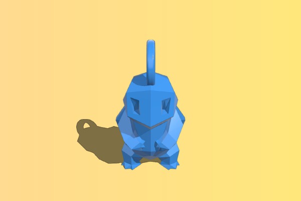Squirtle Keychain | 3d print model