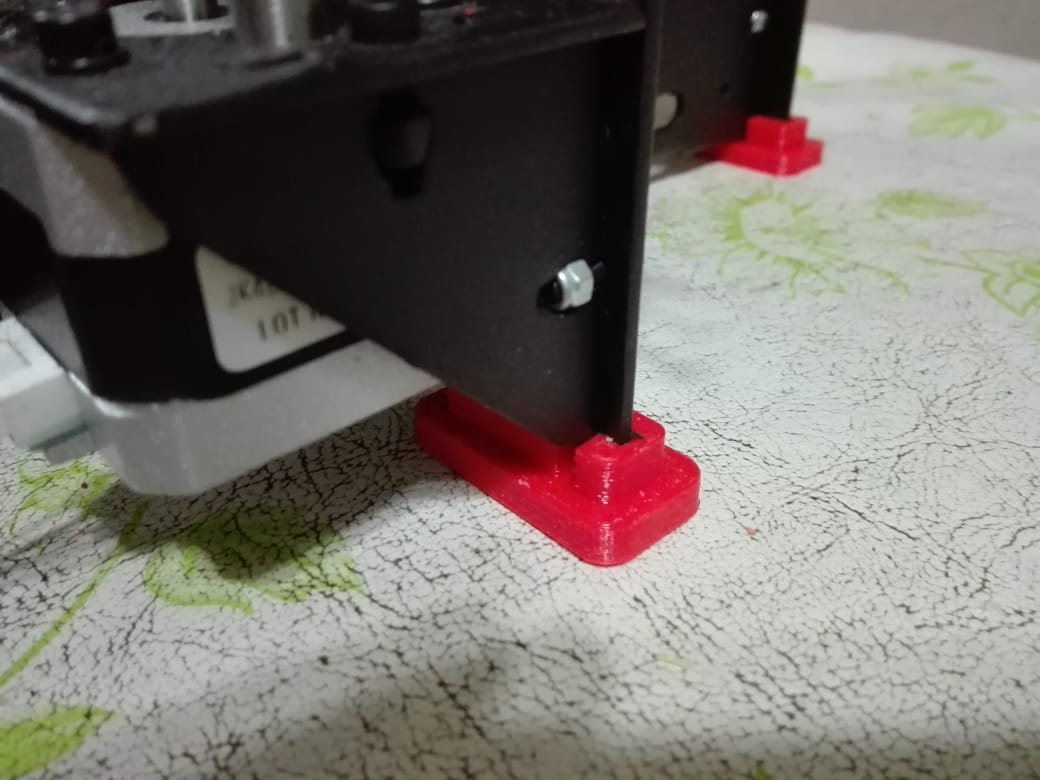 P3Steel Feet Frame 2,5mm _ Pie Prusa P3Steel marco de 2,5mm