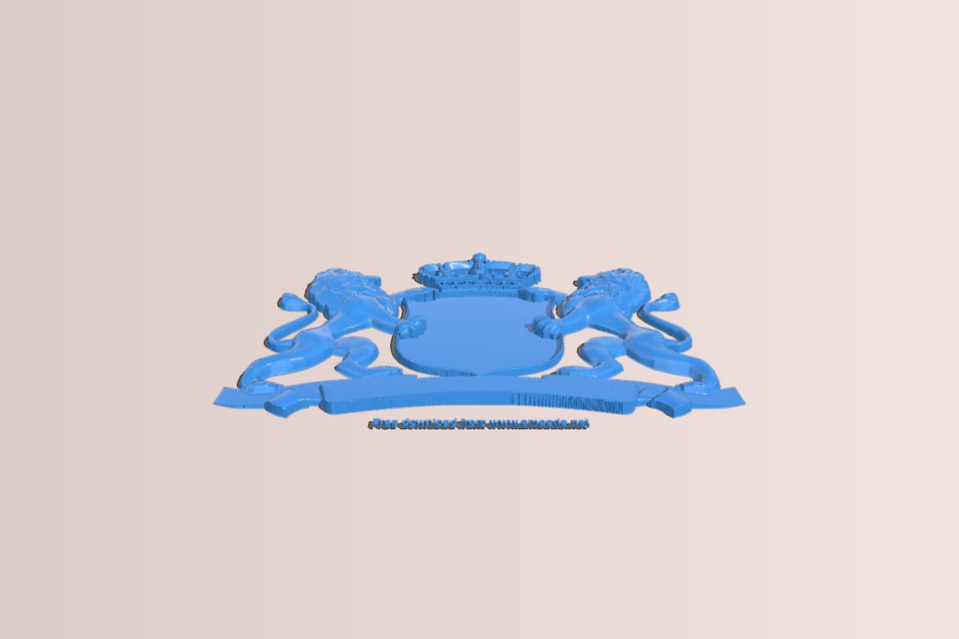 Pattern decor design lion