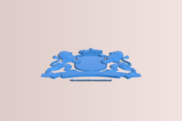 Pattern decor design lion | 3d print model