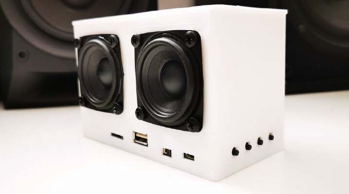 DIY Bluetooth Speaker PAM8403 | 3d print model