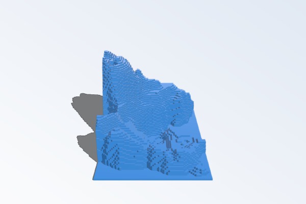 Minecraft Topography | 3d print model