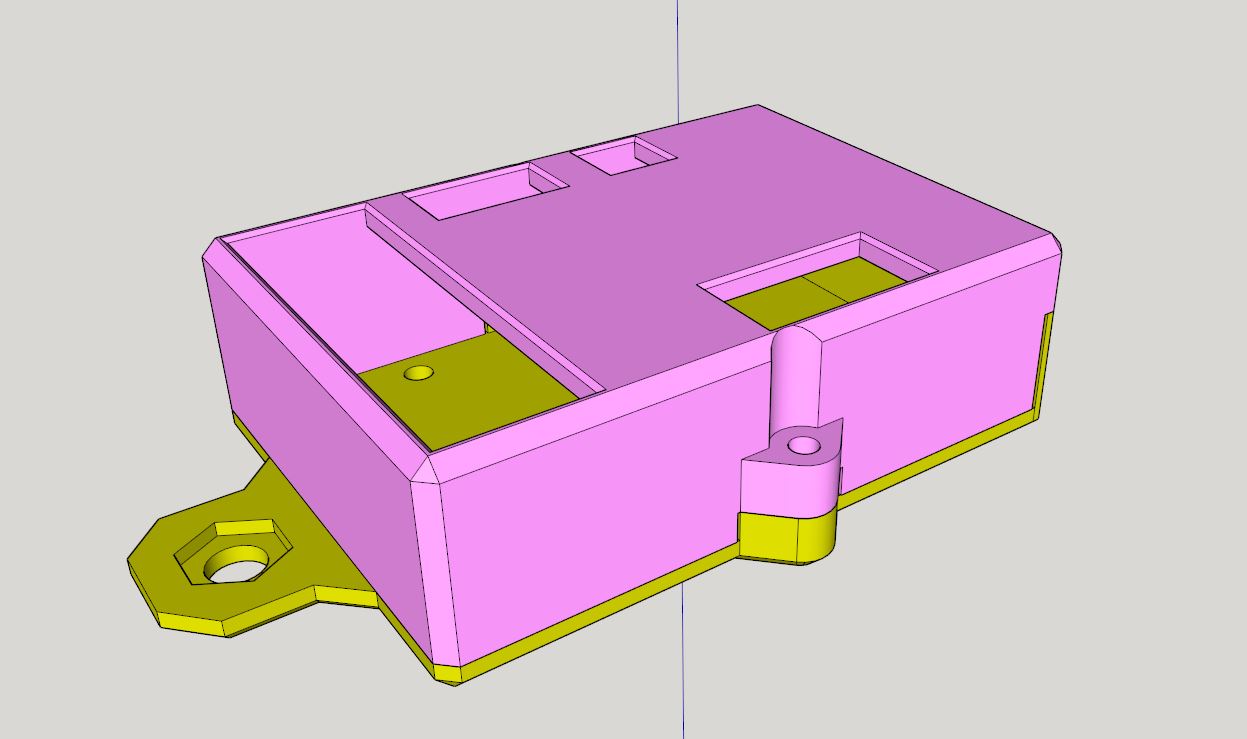 Matek F411 Wing FC Case with Mounting