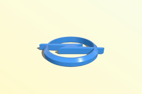 Opel Key Pendant | 3d print model