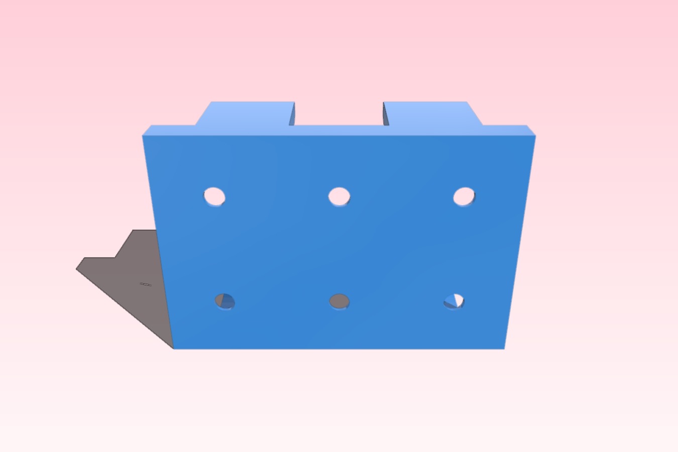 VEX long battery holder
