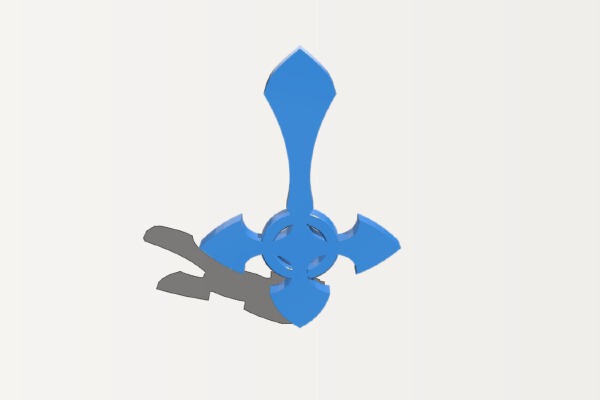 Gothic Cross | 3d print model
