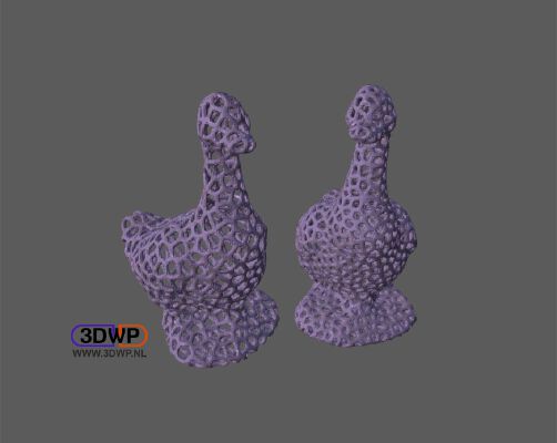 Voronoi Duck | 3d print model