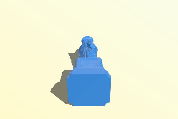 Vestale at the Louvre, Paris | 3d print model