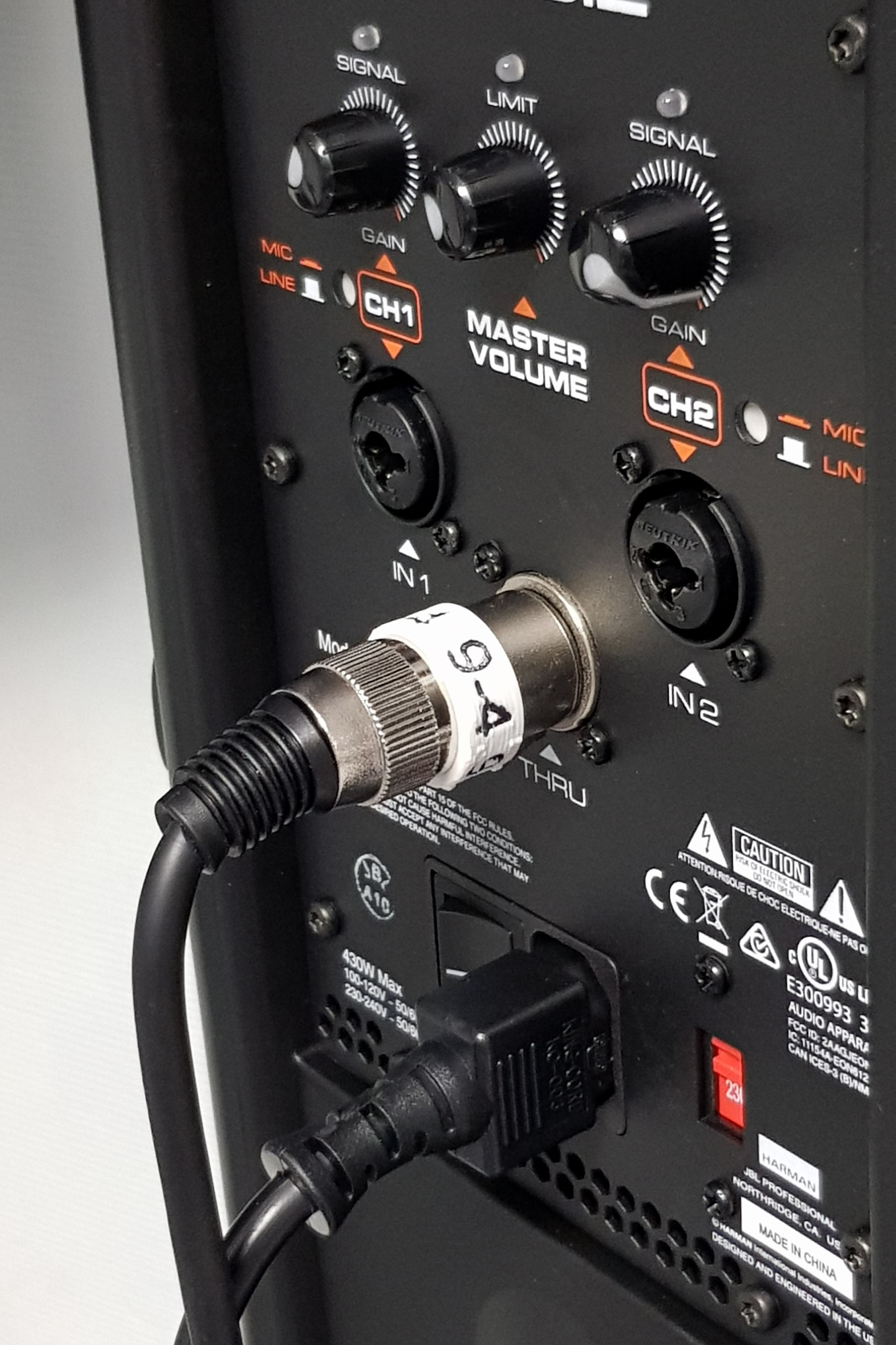XLR color label