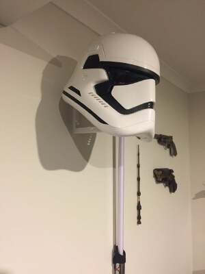 Wall helmet display | 3d print model