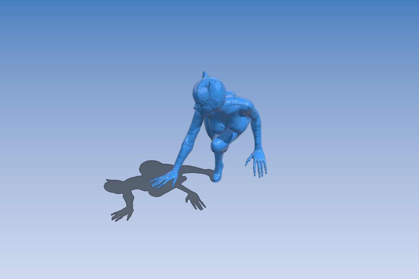 Batgirl – superman B0012618 3d model file for 3d printer