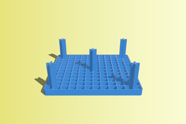 Aquarium Filter Porous Standoff_Platform | 3d print model