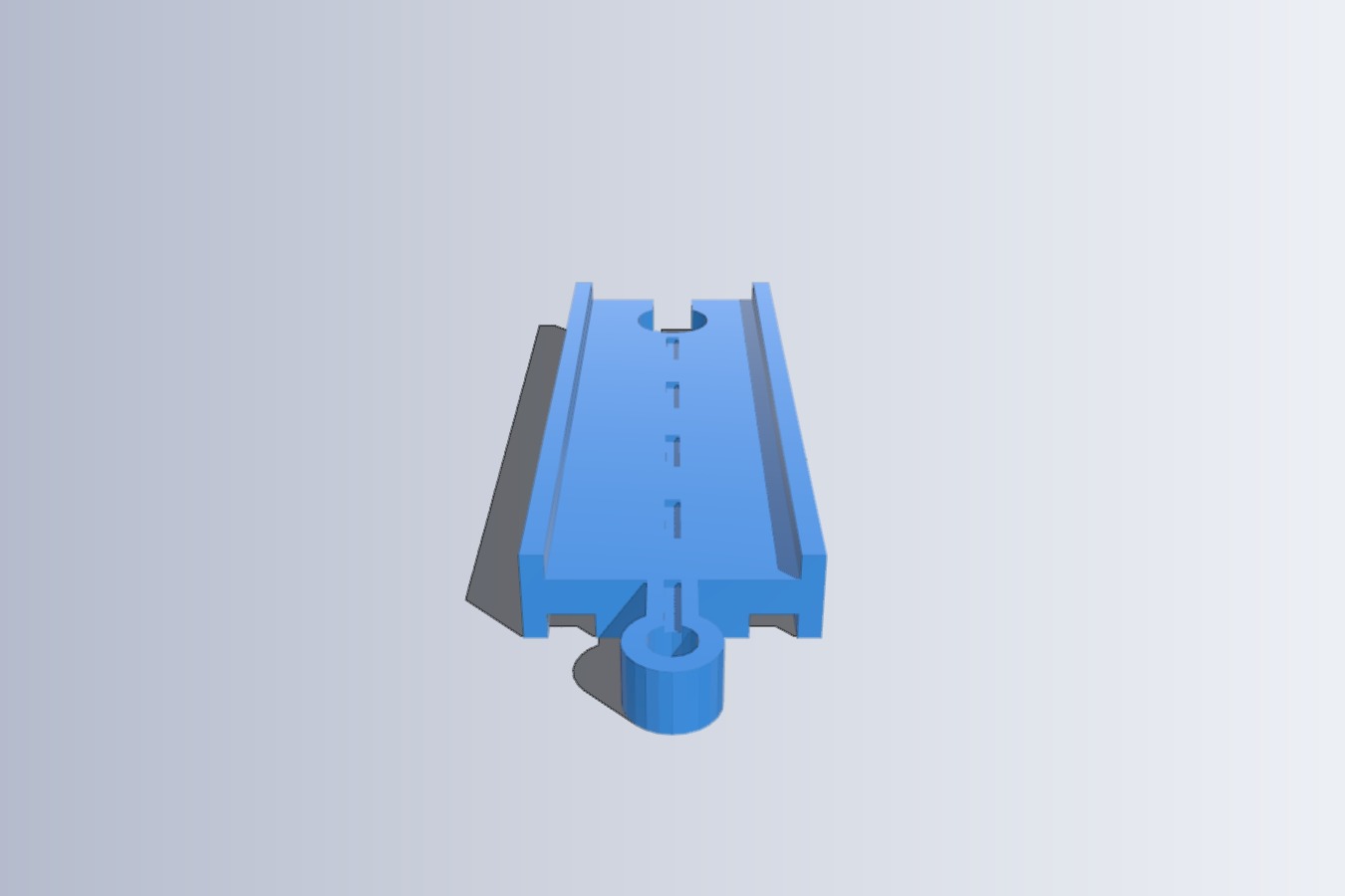 100mm Straight Track with Road