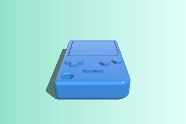 Gameboy keychain | 3d print model