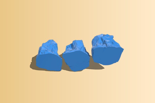 Rocks with glyphs | 3d print model