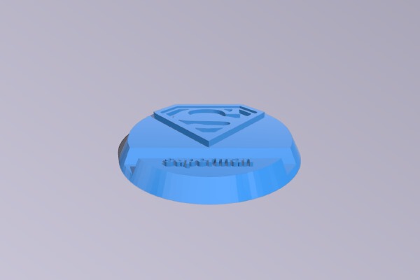 superman smartphone stand | 3d print model