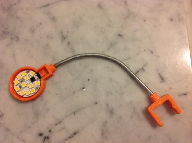 Mini LED lamp for misuni 2020 aluminium profile (for MendelMax 1.5)