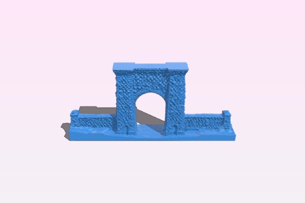 Yellowstone's Roosevelt Arch | 3d print model