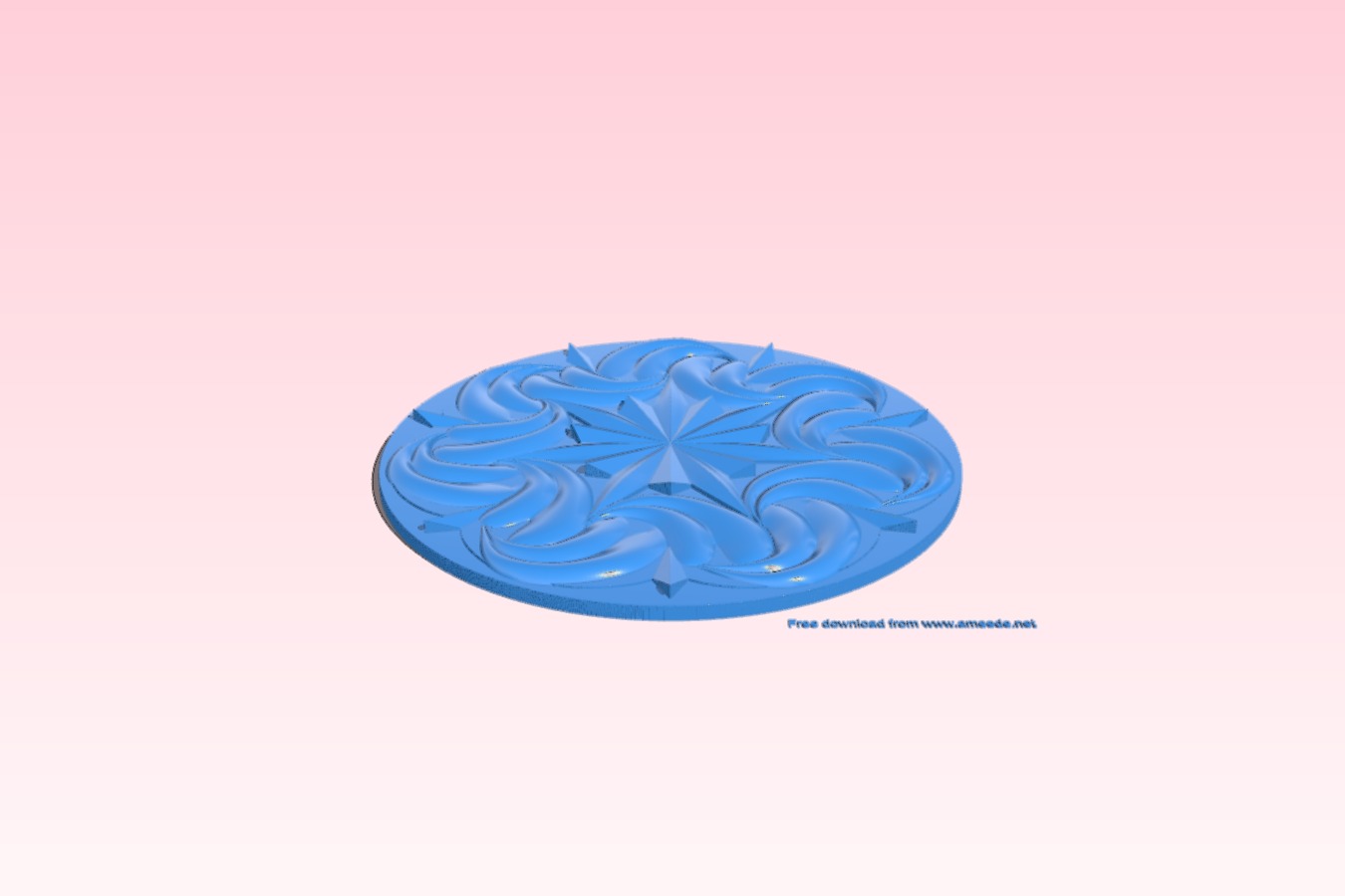 Flower pattern circle