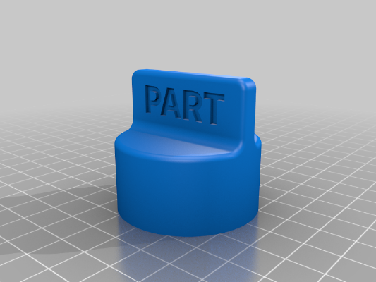 Propane OPD Type-1 Valve Dust Cover - Customizable (Remixed) | 3d print model