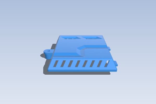 Nerf Demolisher Expanded Battery Tray | 3d print model
