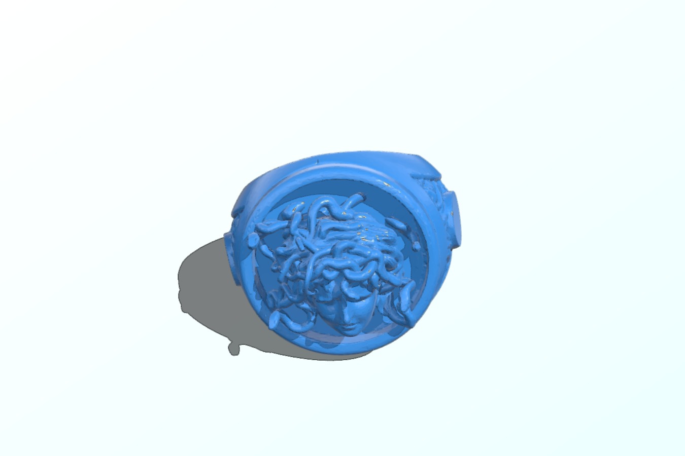 Medusa Head Ring