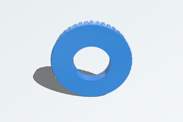 Spare wheel 1_8 scale Jeep from 3dsets | 3d print model