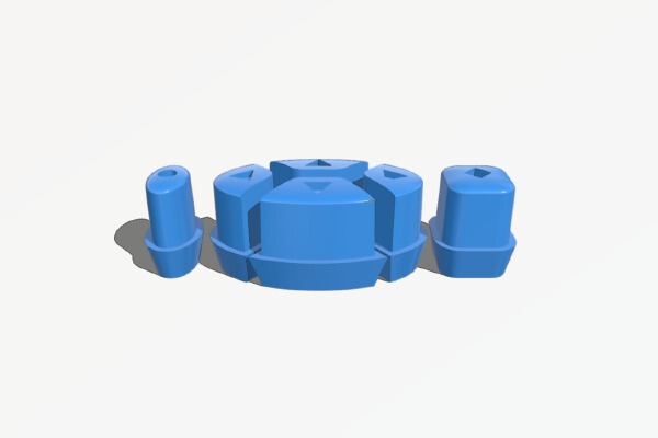 individual buttons for Mmintbox | 3d print model