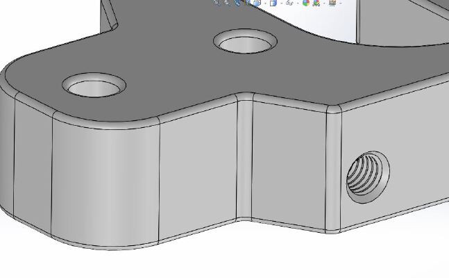 Bowden hot-end mount for E3D hotend. | 3d print model