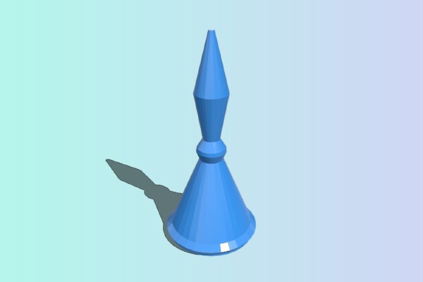 Cyl Pawn – chess | 3d print model