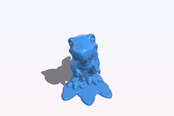 Dean the Dino Eggcup | 3d print model