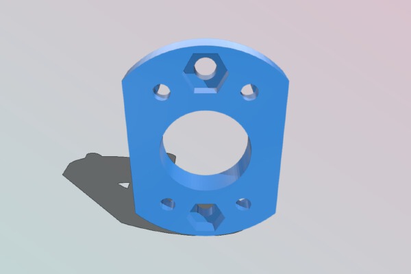 Solidoodle SD4 ballscrew_nut adapter | 3d print model